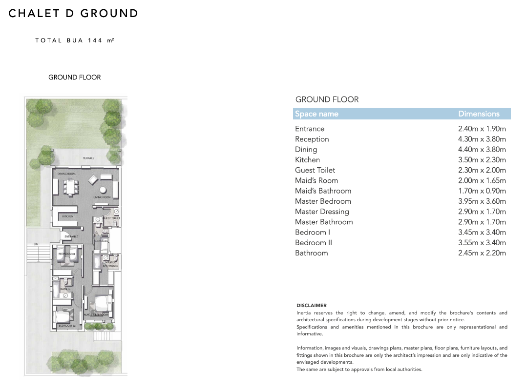 Floor Plan - قرية جيفيرا الساحل الشمالى إنرشيا العقارية - Jefaira North Coast