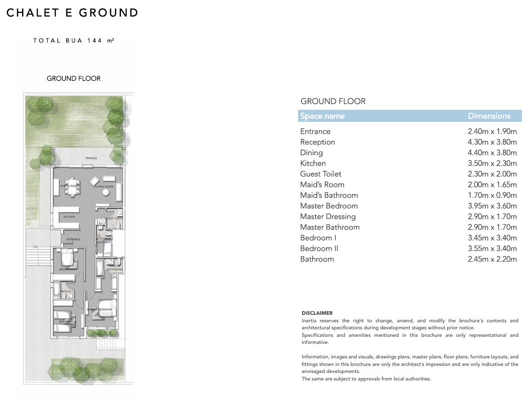 Floor Plan - قرية جيفيرا الساحل الشمالى إنرشيا العقارية - Jefaira North Coast