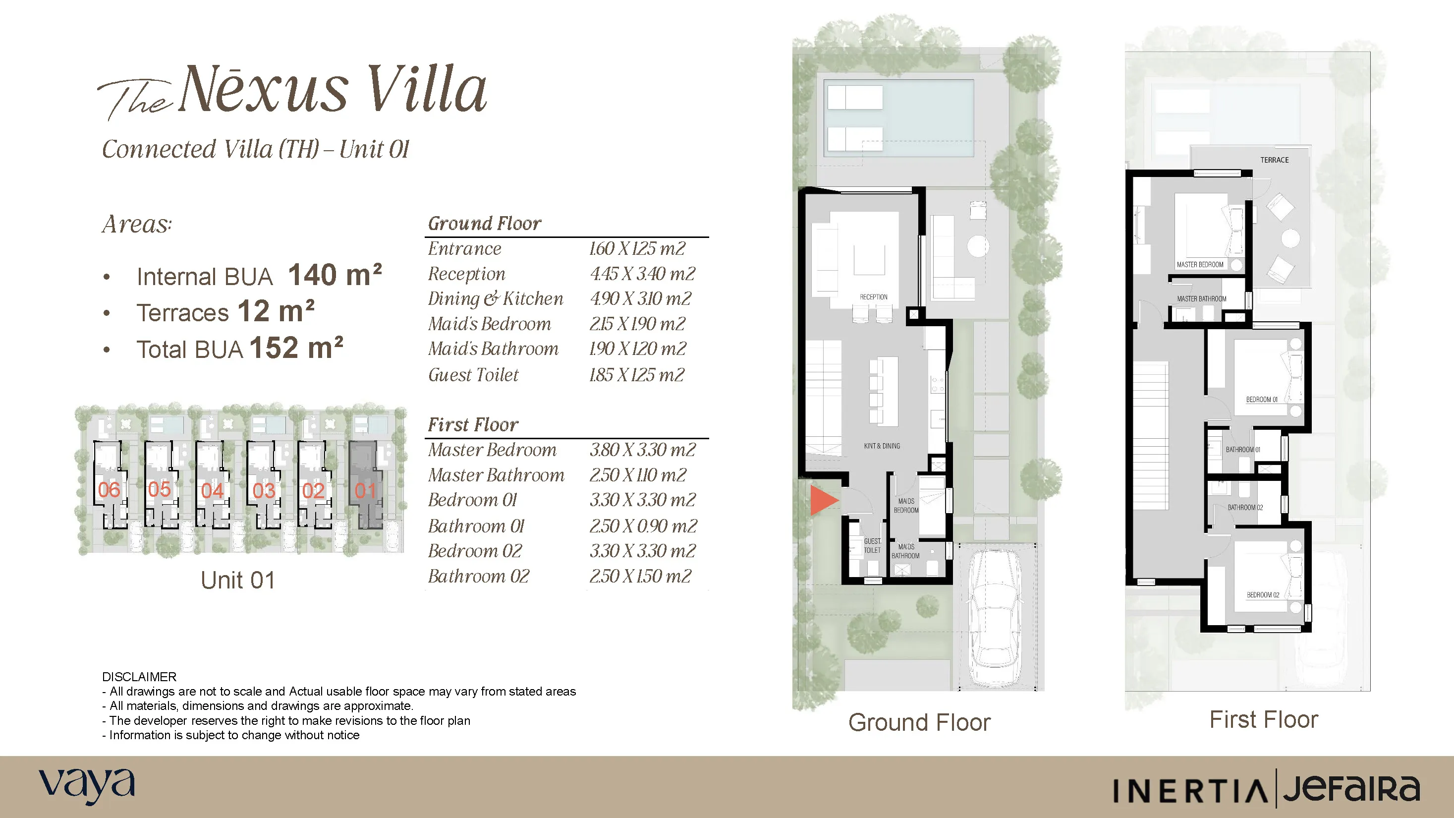 Townhouse - قرية جيفيرا الساحل الشمالى إنرشيا العقارية - Jefaira North Coast