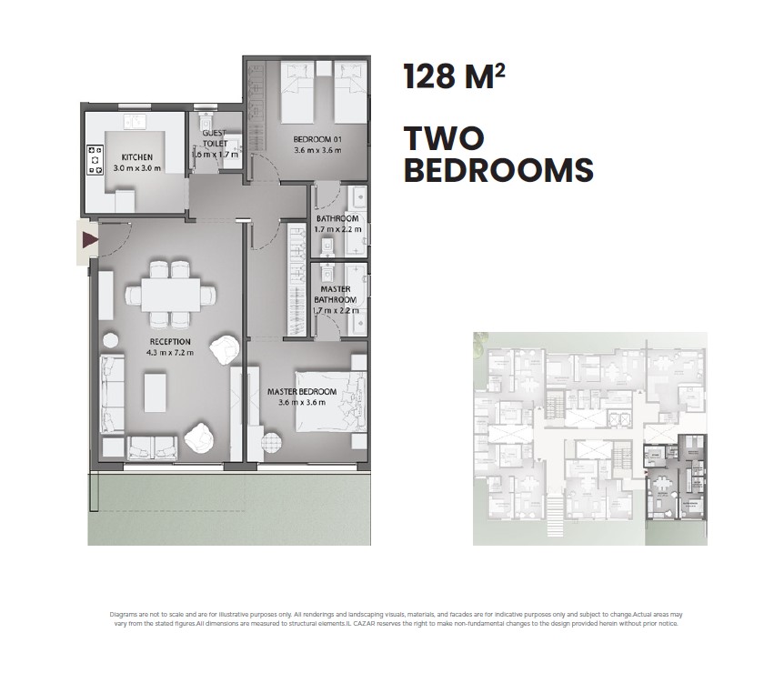 Floor Plan - Creek Town New Cairo Compound Khozam Real Estate