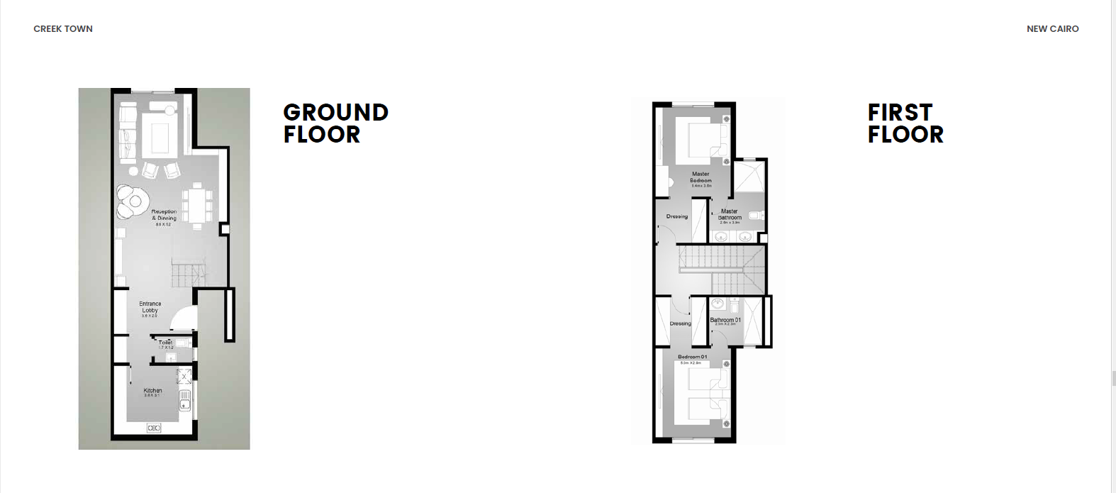 Plan 7 - Creek Town New Cairo Compound Khozam Real Estate
