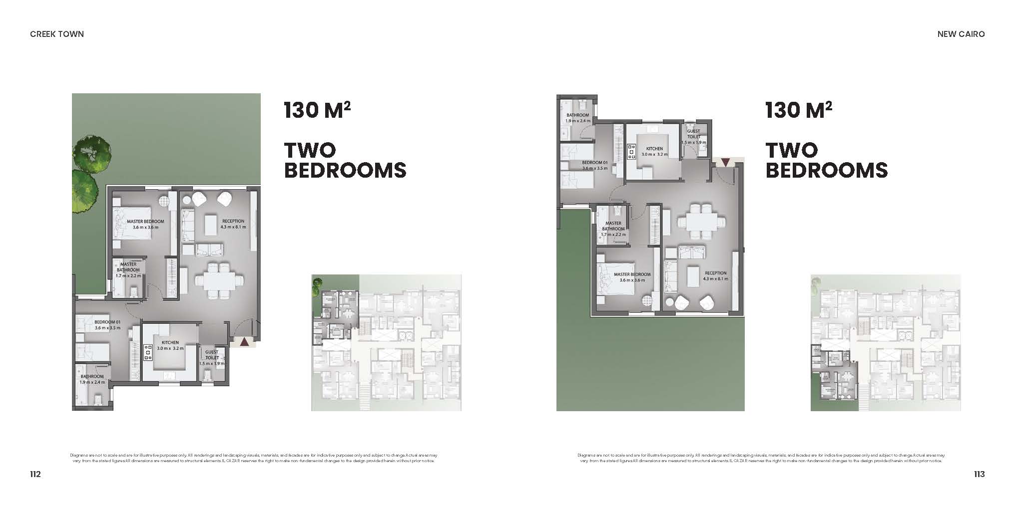 Floor Plan - كمبوند كريك تاون القاهرة الجديدة خزام للاستثمار العقاري - Creek Town New Cairo