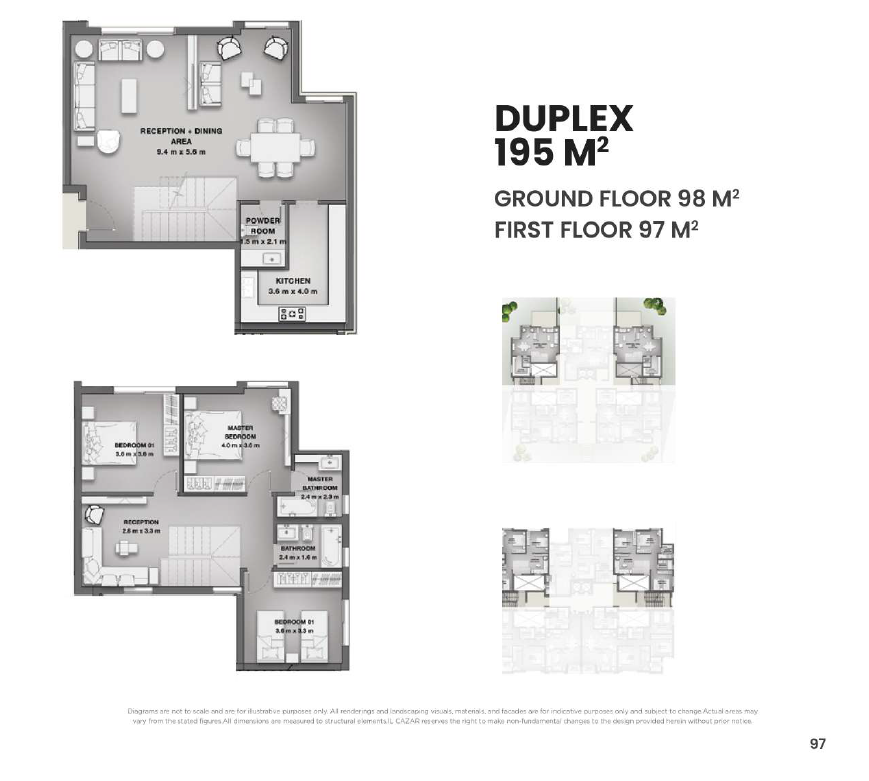 Floor Plan - كمبوند كريك تاون القاهرة الجديدة خزام للاستثمار العقاري - Creek Town New Cairo