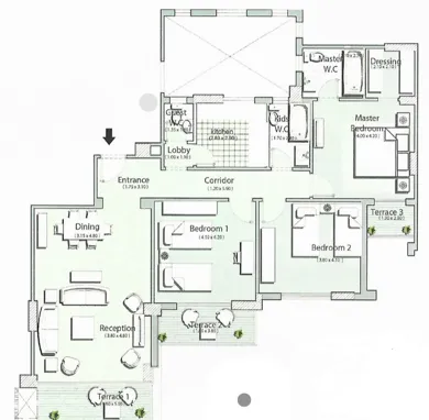 Apartment - مول لاميرادا بلازا التجمع الخامس جراند بلازا للتطوير العقاري - La Mirada Plaza New Cairo