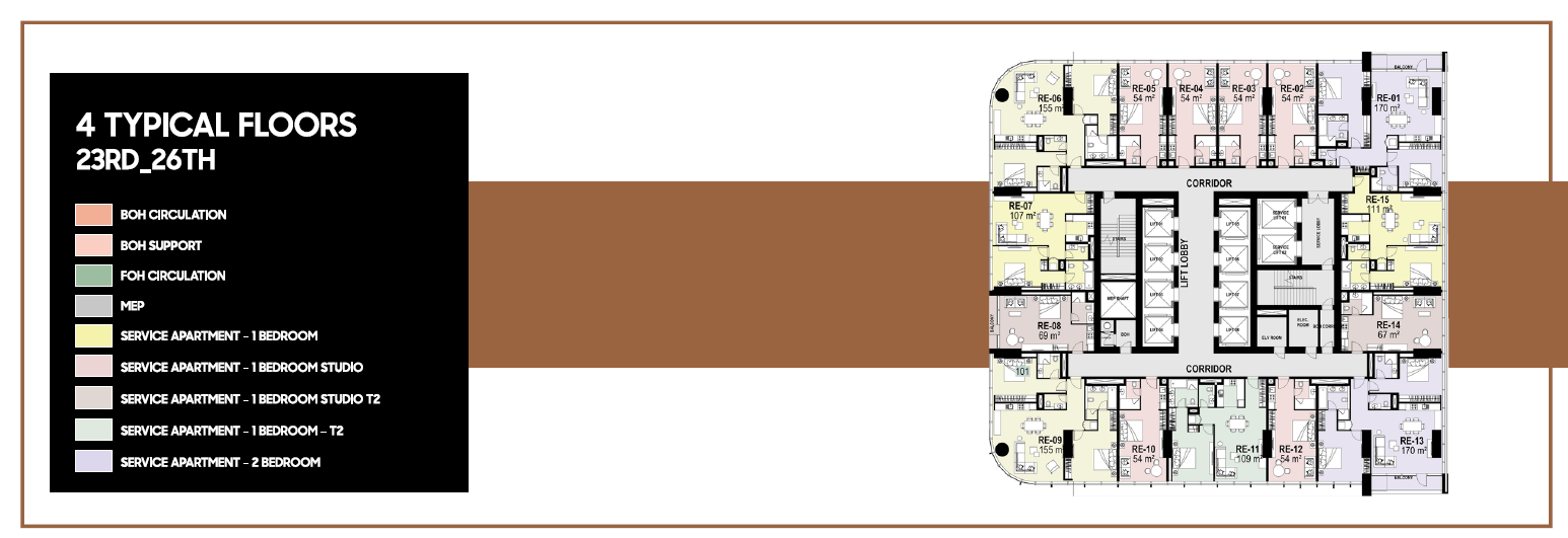 Floor Plan - Sixty Iconic Tower Egypt Al Boroj Development