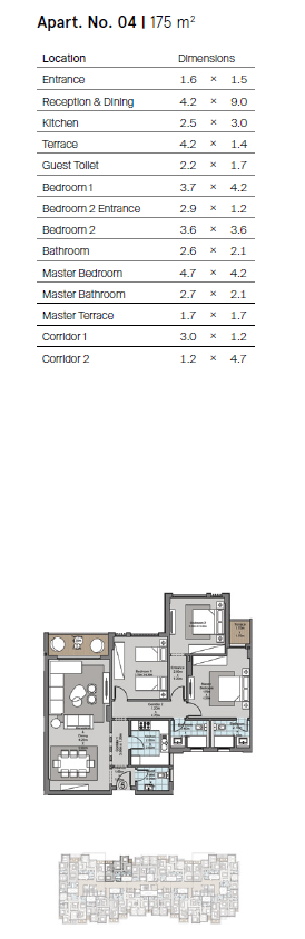 Floor Plan - كمبوند كاسيل لاند مارك العاصمة الادارية - Castle Landmark New Capital