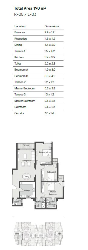 Floor Plan - كمبوند كاسيل لاند مارك العاصمة الادارية - Castle Landmark New Capital