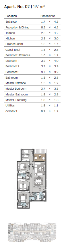 Floor Plan - كمبوند كاسيل لاند مارك العاصمة الادارية - Castle Landmark New Capital