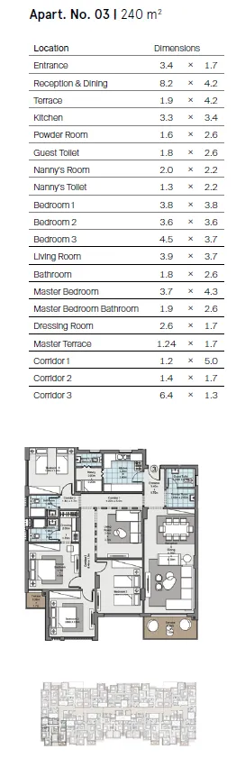 Apartment - كمبوند كاسيل لاند مارك العاصمة الادارية - Castle Landmark New Capital