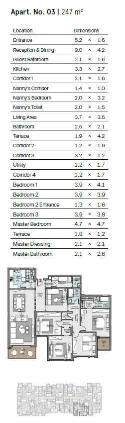 Apartment - كمبوند كاسيل لاند مارك العاصمة الادارية - Castle Landmark New Capital