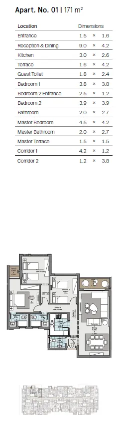 Apartment - كمبوند كاسيل لاند مارك العاصمة الادارية - Castle Landmark New Capital