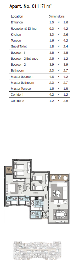 Floor Plan - كمبوند كاسيل لاند مارك العاصمة الادارية - Castle Landmark New Capital