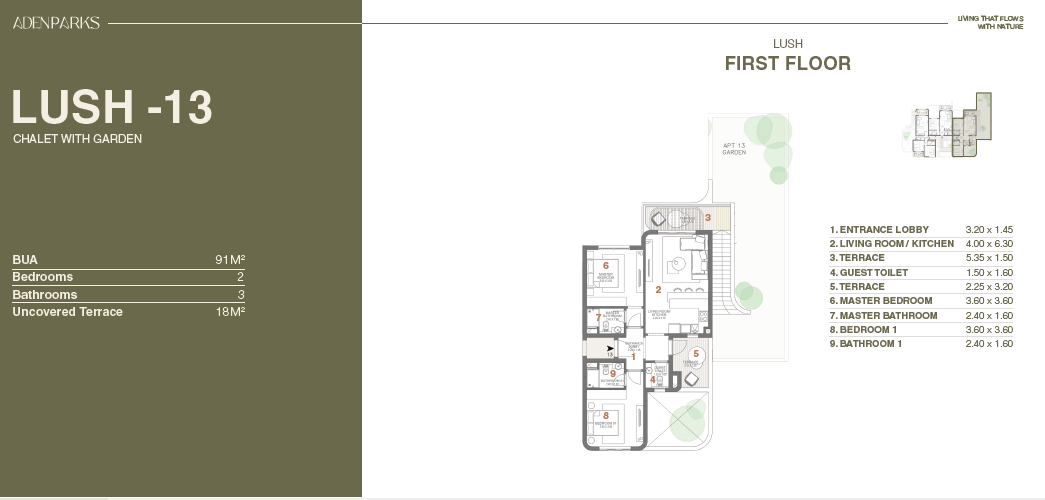 Floor Plan - قرية مكادي هايتس الغردقة أوراسكوم العقارية - Makadi Heights Hurghada