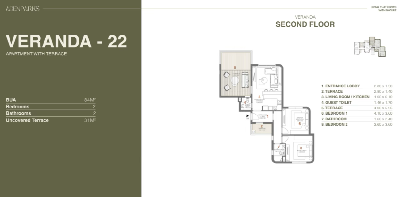 Floor Plan - قرية مكادي هايتس الغردقة أوراسكوم العقارية - Makadi Heights Hurghada