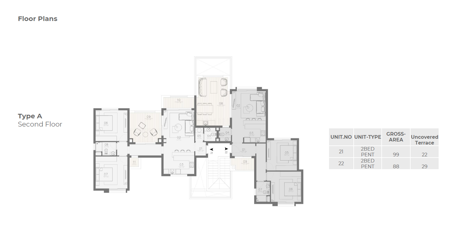 Floor Plan - قرية مكادي هايتس الغردقة أوراسكوم العقارية - Makadi Heights Hurghada
