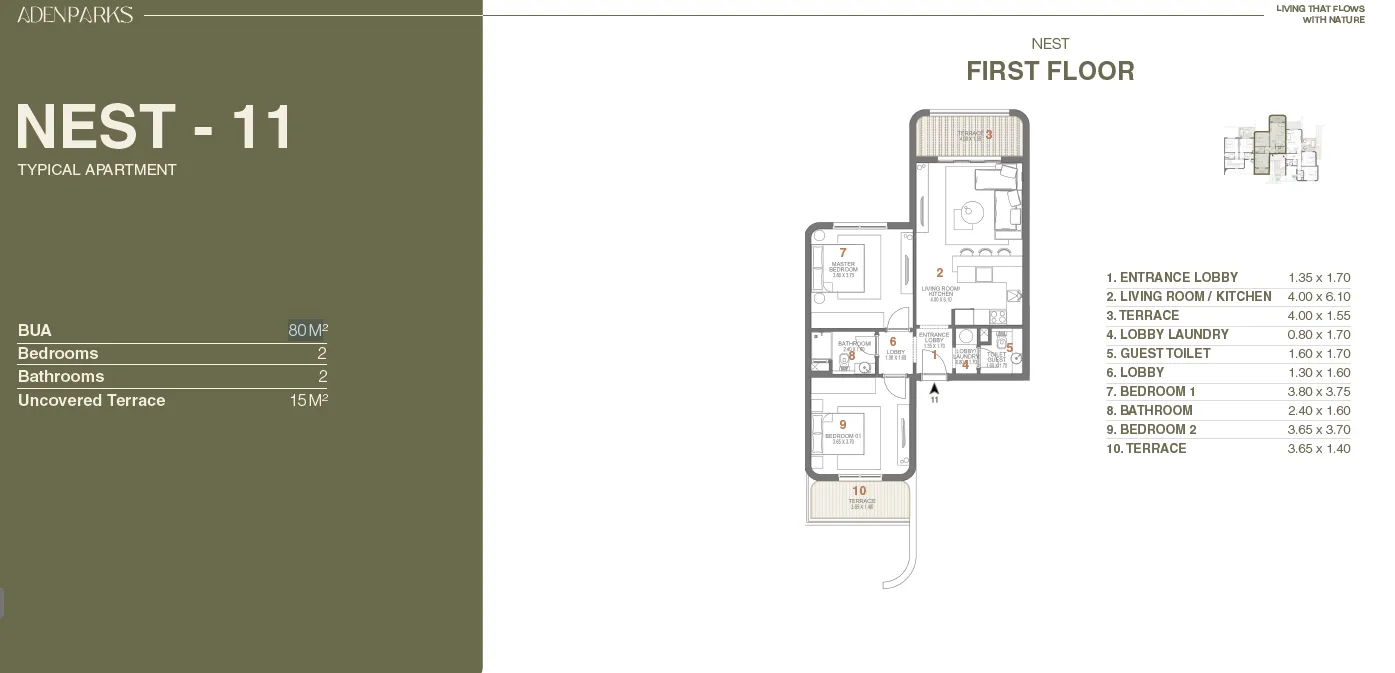 Apartment - قرية مكادي هايتس الغردقة أوراسكوم العقارية - Makadi Heights Hurghada