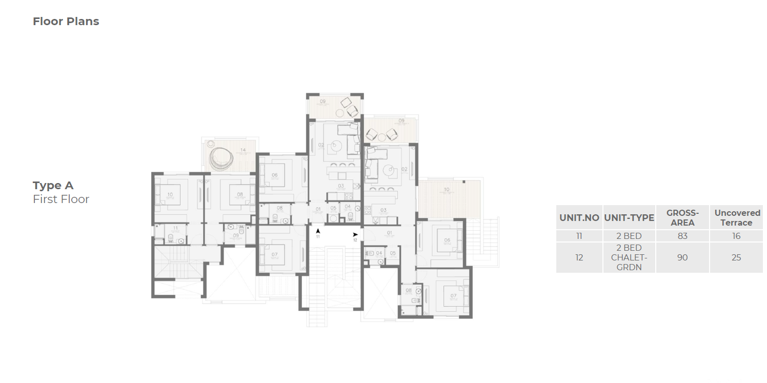 Floor Plan - قرية مكادي هايتس الغردقة أوراسكوم العقارية - Makadi Heights Hurghada