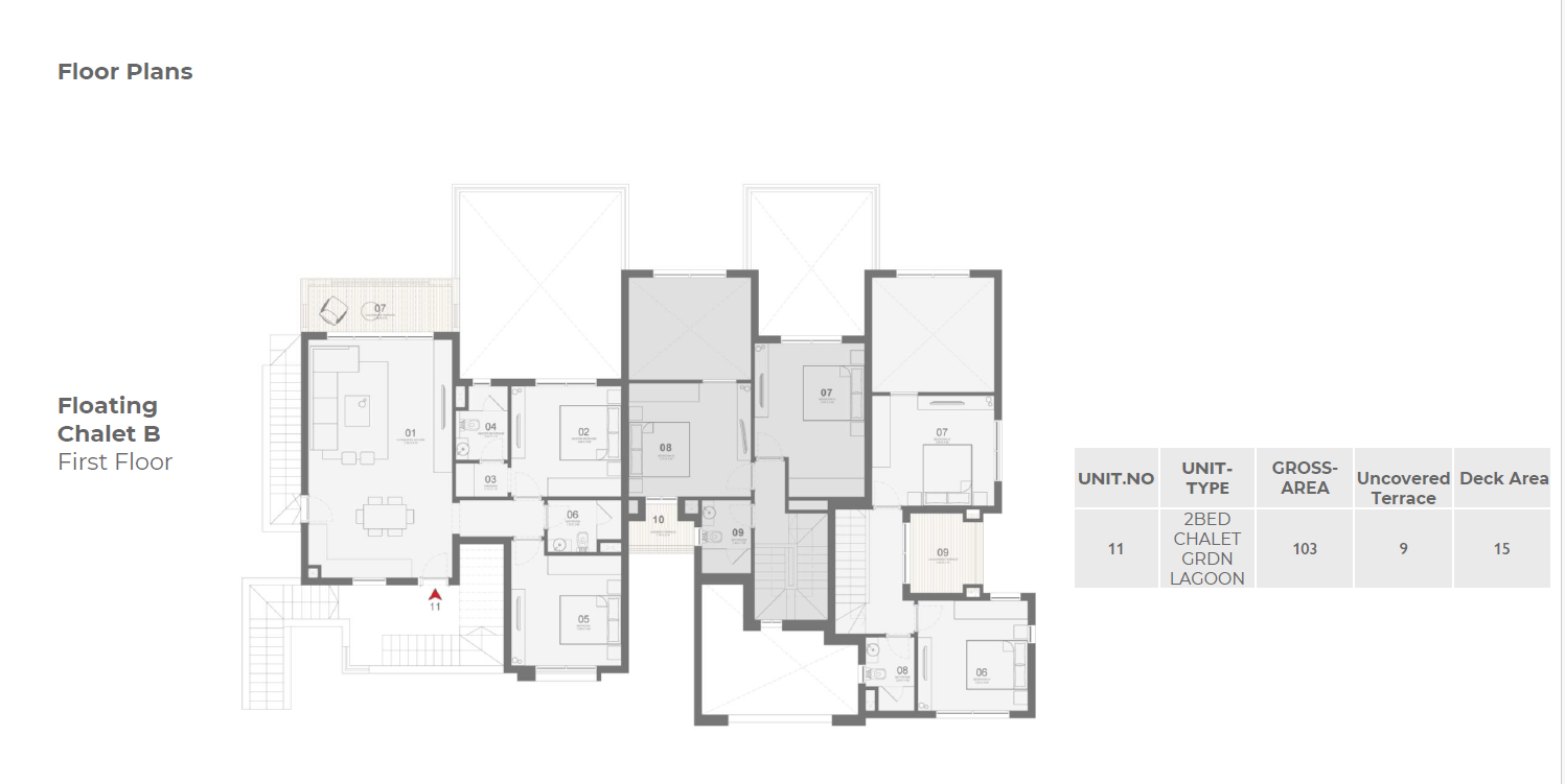 Floor Plan - قرية مكادي هايتس الغردقة أوراسكوم العقارية - Makadi Heights Hurghada
