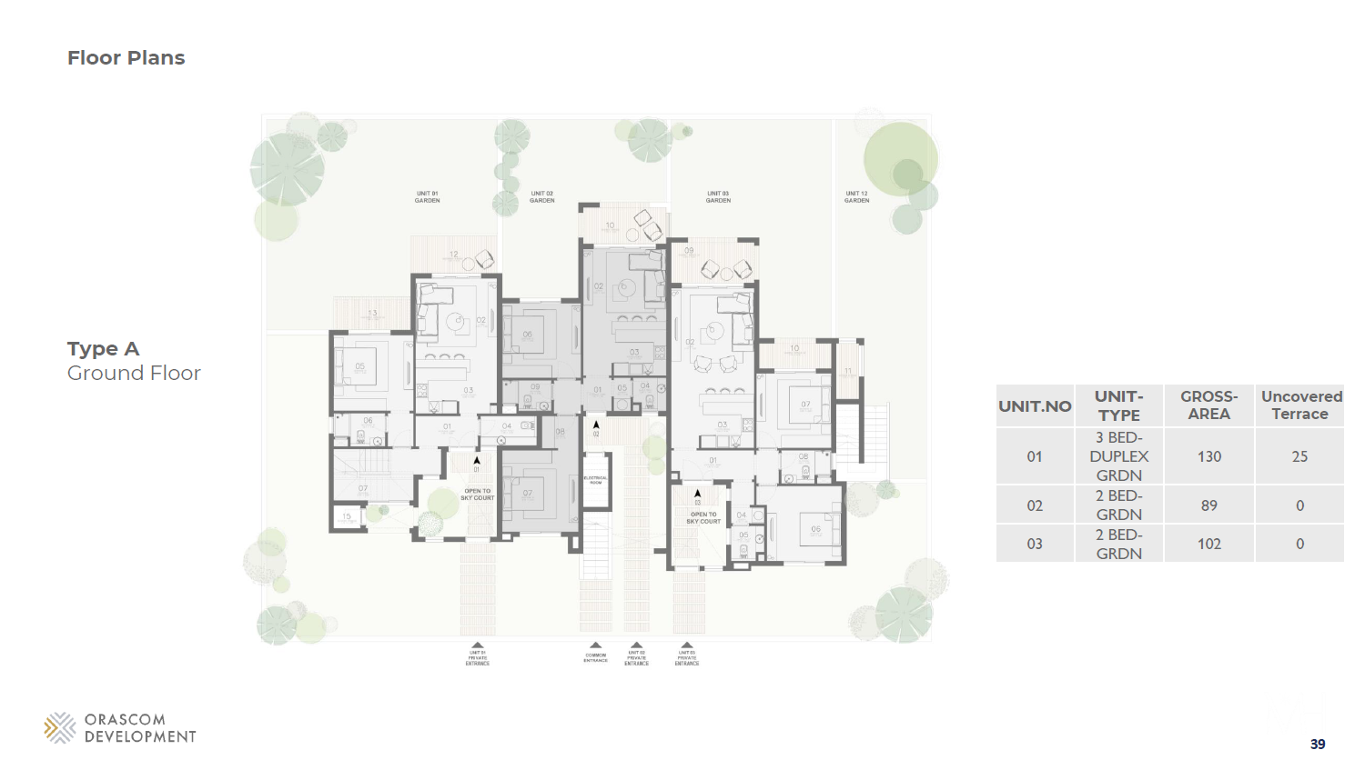 Floor Plan - قرية مكادي هايتس الغردقة أوراسكوم العقارية - Makadi Heights Hurghada