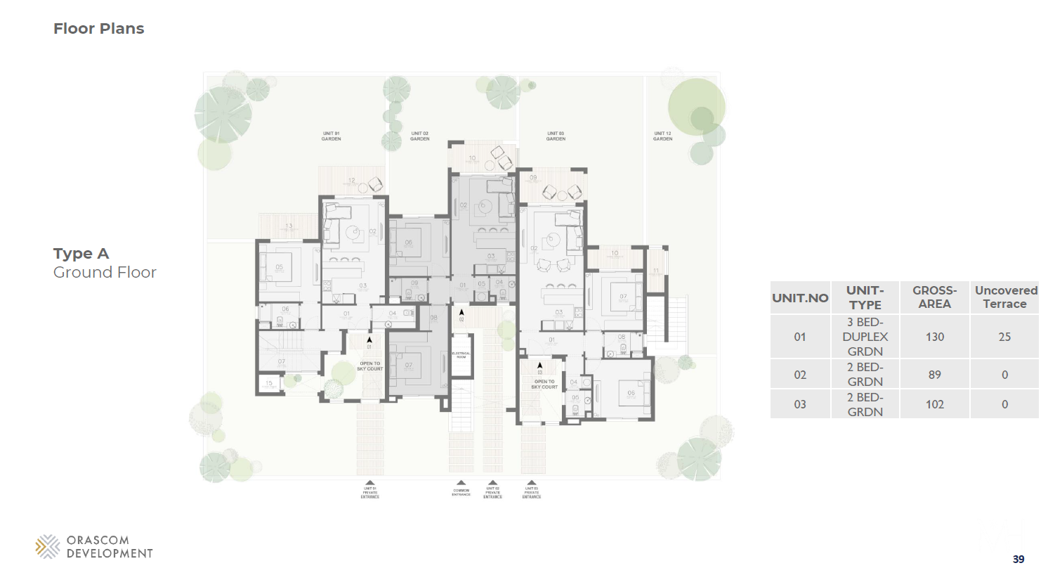 Floor Plan - قرية مكادي هايتس الغردقة أوراسكوم العقارية - Makadi Heights Hurghada