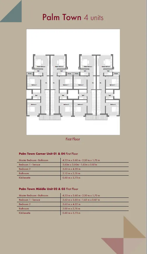 Townhouse - شقق للبيع في مكادي الغردقة
