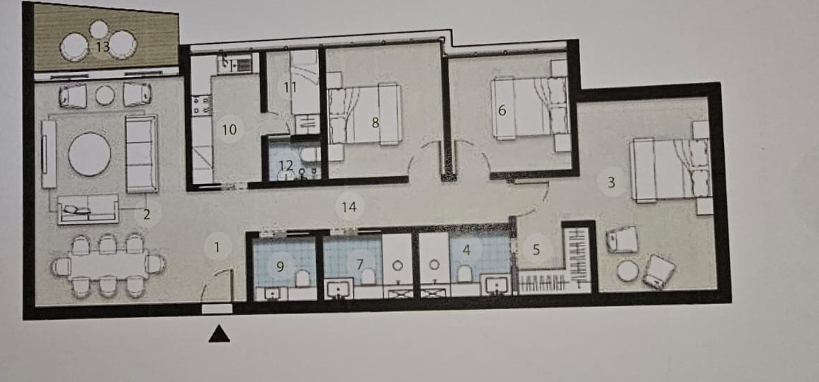 Floor Plan - ابراج زيد الشيخ زايد أورا العقارية - Zed Towers Sheikh Zayed