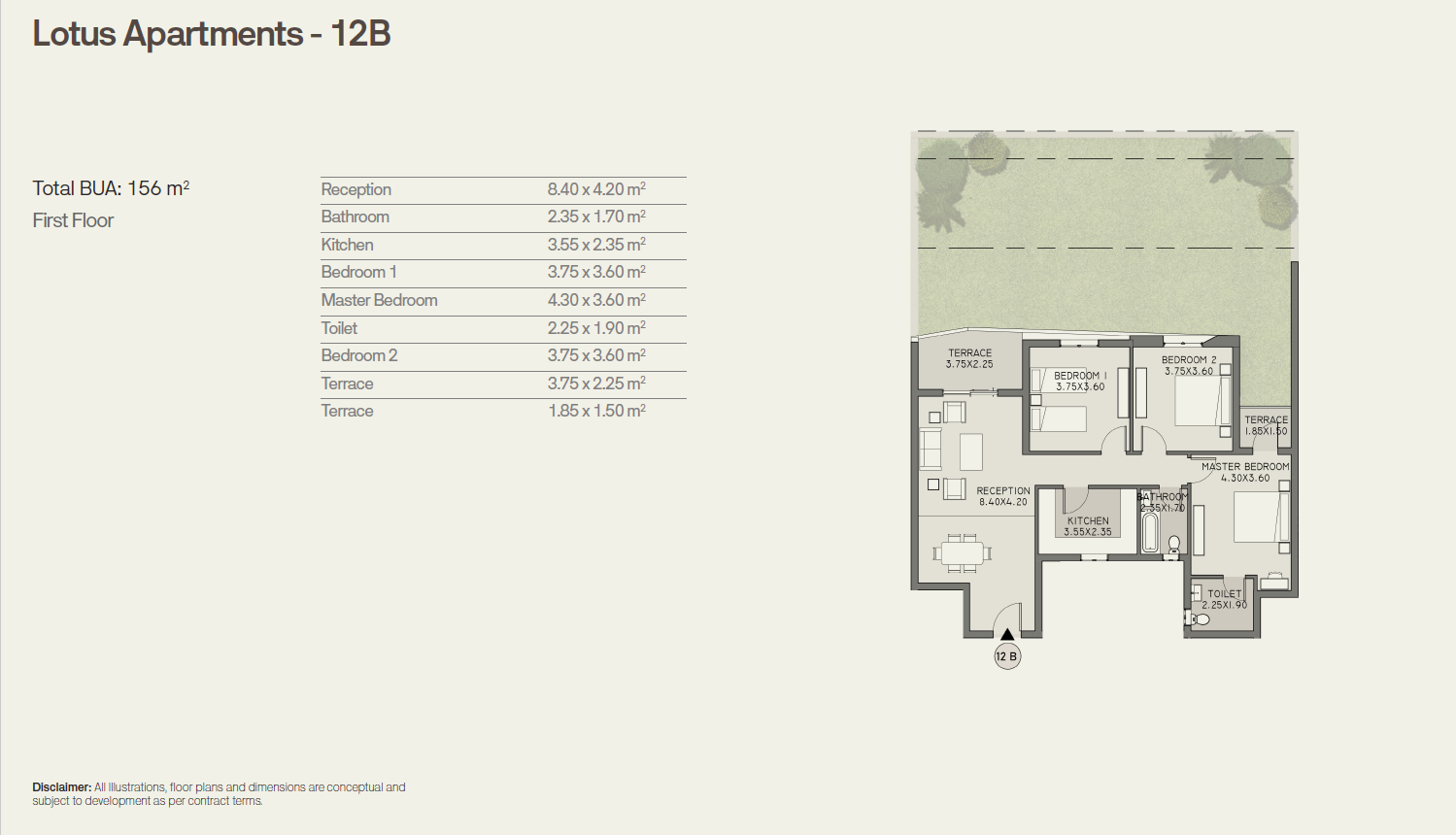 Floor Plan - شقق للبيع في تاج سيتي