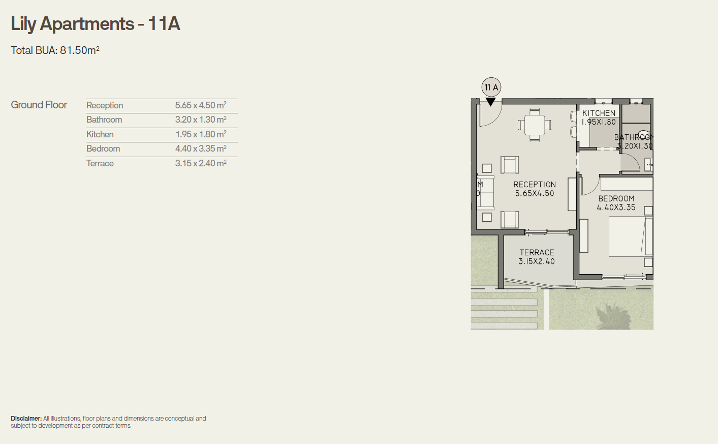 Floor Plan - شقق للبيع في تاج سيتي