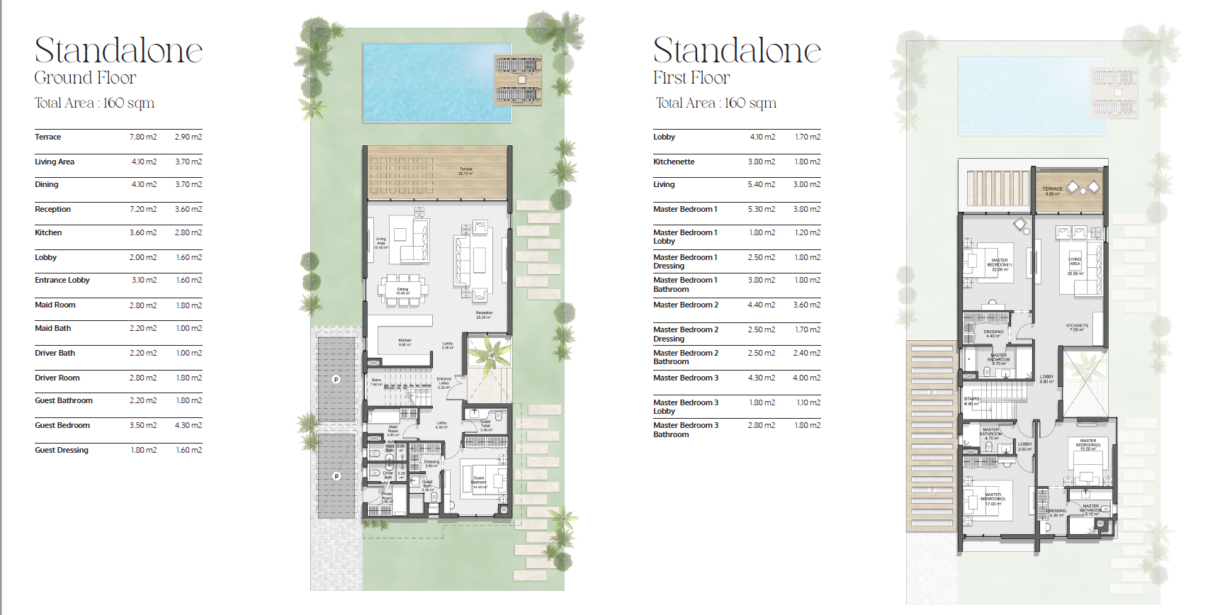 Floor Plan - Chalets for sale in Azha Ain Sokhna