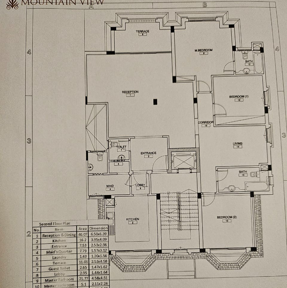 Floor Plan - شقق للبيع فى ماونتن فيو هايد بارك