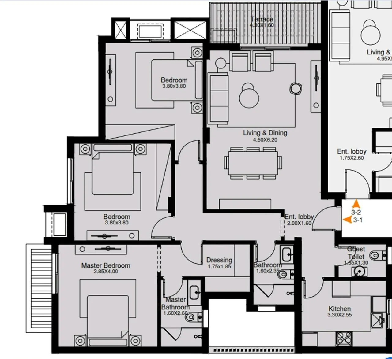 Apartment - او ويست اوراسكوم 6 اكتوبر - O West Compound 6 October