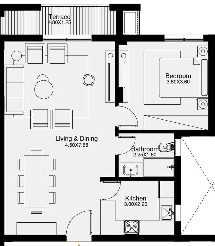 Studio - او ويست اوراسكوم 6 اكتوبر - O West Compound 6 October