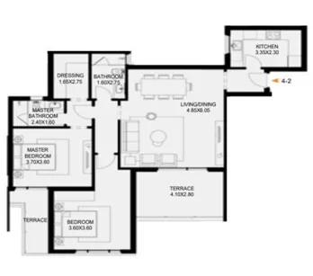 Apartment - او ويست اوراسكوم 6 اكتوبر - O West Compound 6 October
