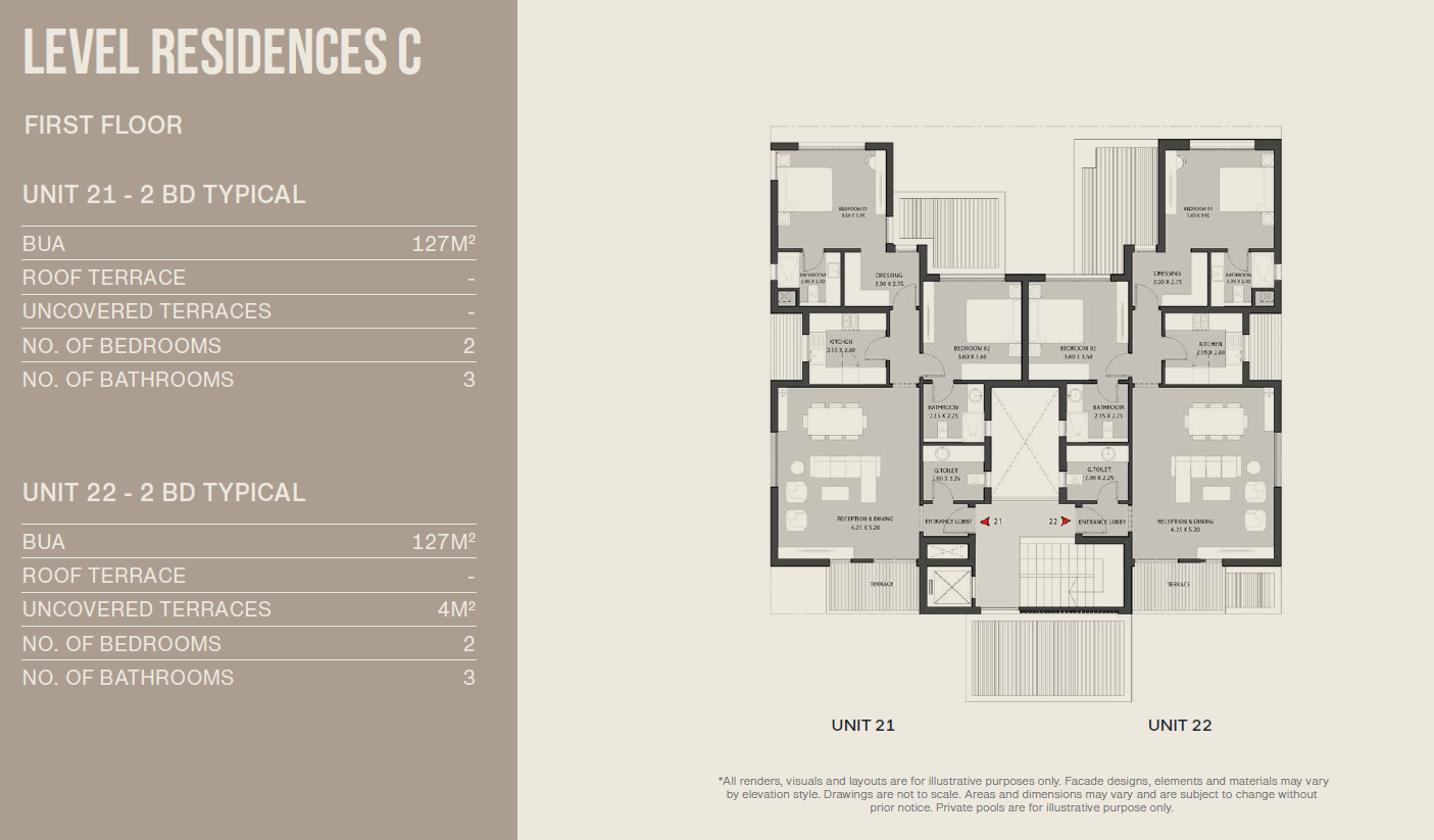 Floor Plan - او ويست اوراسكوم 6 اكتوبر - O West Compound 6 October