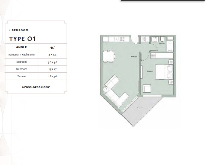 Floor Plan - Chalets for sale in Fouka Bay