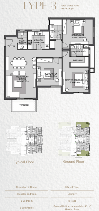 Floor Plan - سوديك ايست هليوبوليس الجديدة - Sodic East New Heliopolis