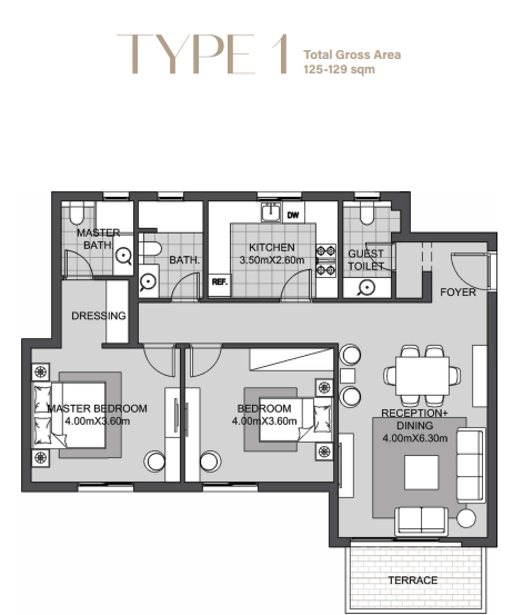 Floor Plan - سوديك ايست هليوبوليس الجديدة - Sodic East New Heliopolis