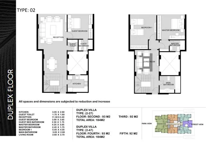 Duplex - Apartments for sale in Sun Capital