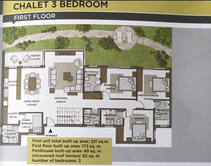 Floor Plan - شاليهات للبيع في بو ايلاند