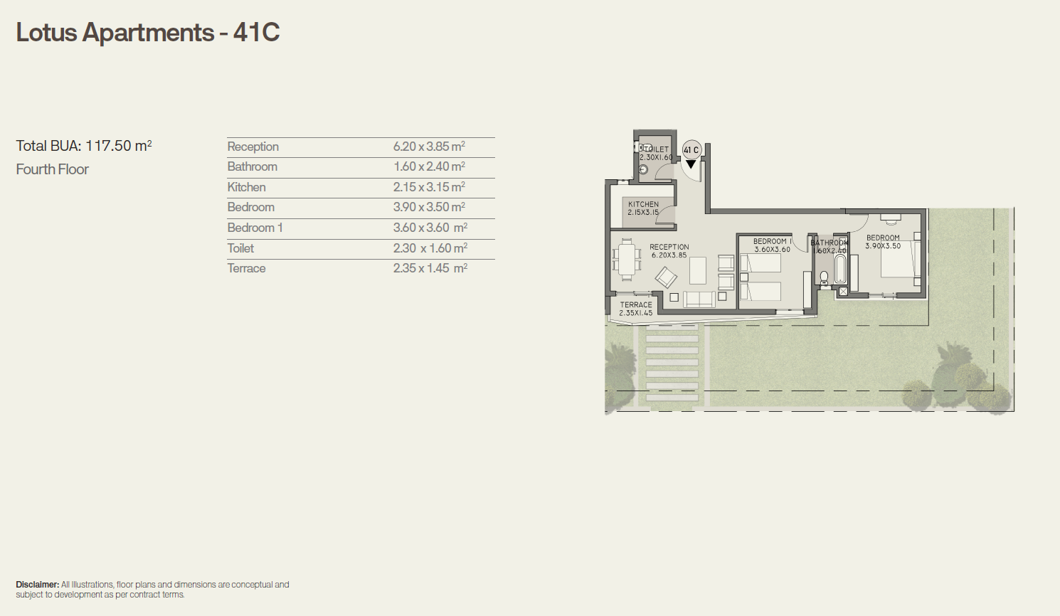 Floor Plan - كمبوند تاج سيتي القاهرة الجديدة مدينة مصر للإسكان والتعمير - Taj City New Cairo Compound
