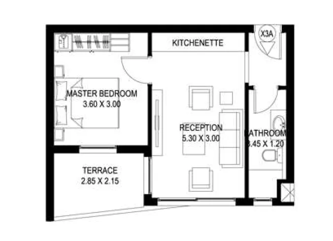 Studio - Taj City New Cairo Compound Madinet Masr Company