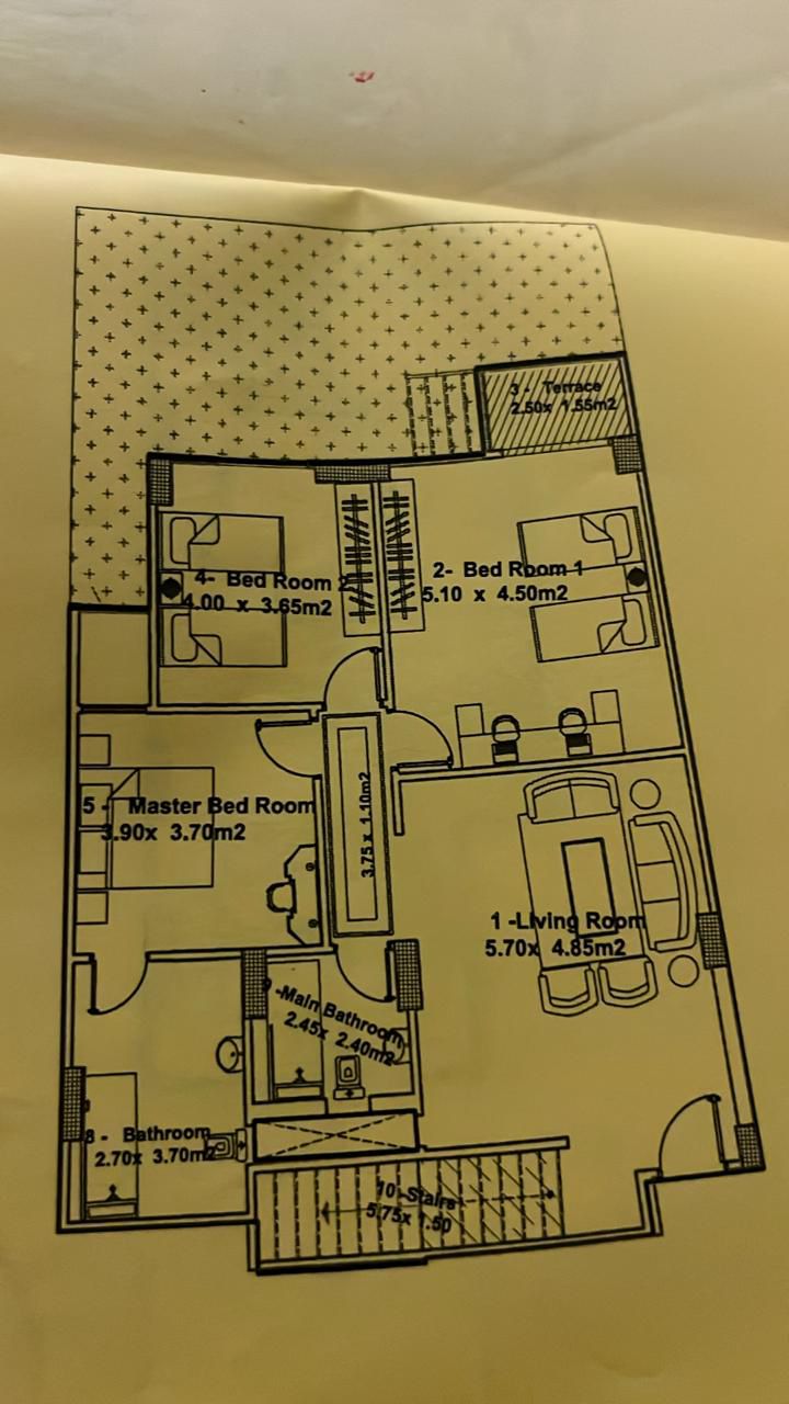 Floor Plan - شقق للبيع في كمبوند لاميرادا التجمع الخامس