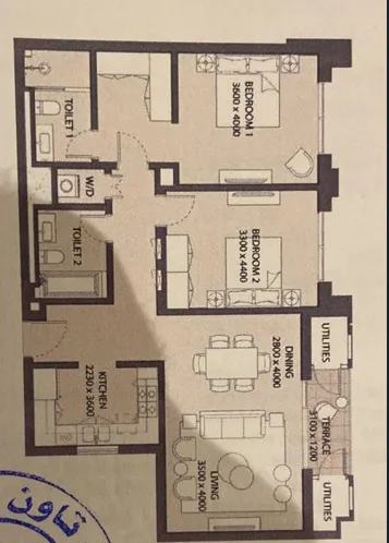 Apartment - Uptown Cairo Mokattam Emaar Misr