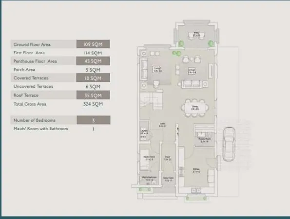 Villa - Uptown Cairo Mokattam Emaar Misr