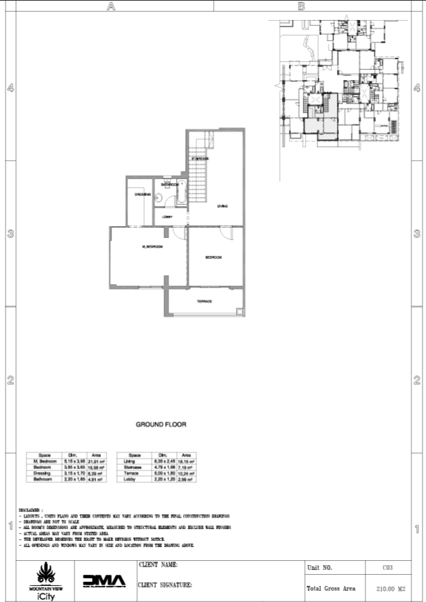 Plan 18 - Mountain View Icity New Cairo