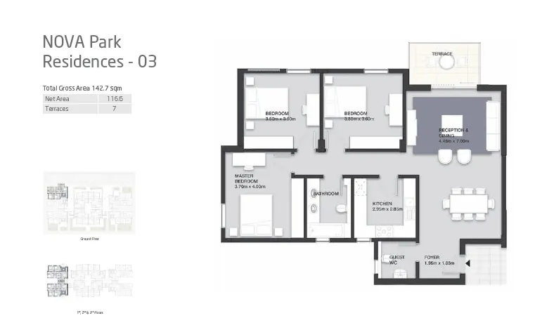 Penthouse - كمبوند فاي سوديك الشيخ زايد - Vye Sodic New Zayed Compound