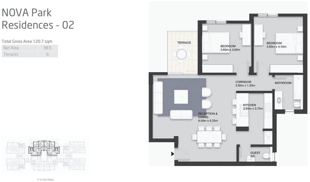 Floor Plan - كمبوند فاي سوديك الشيخ زايد - Vye Sodic New Zayed Compound