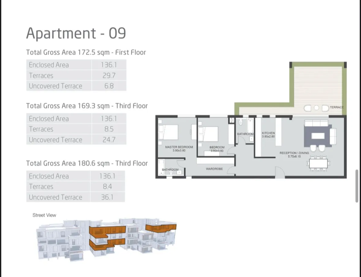 Penthouse - كمبوند فاي سوديك الشيخ زايد - Vye Sodic New Zayed Compound