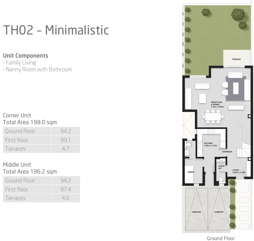 Townhouse - كمبوند فاي سوديك الشيخ زايد - Vye Sodic New Zayed Compound