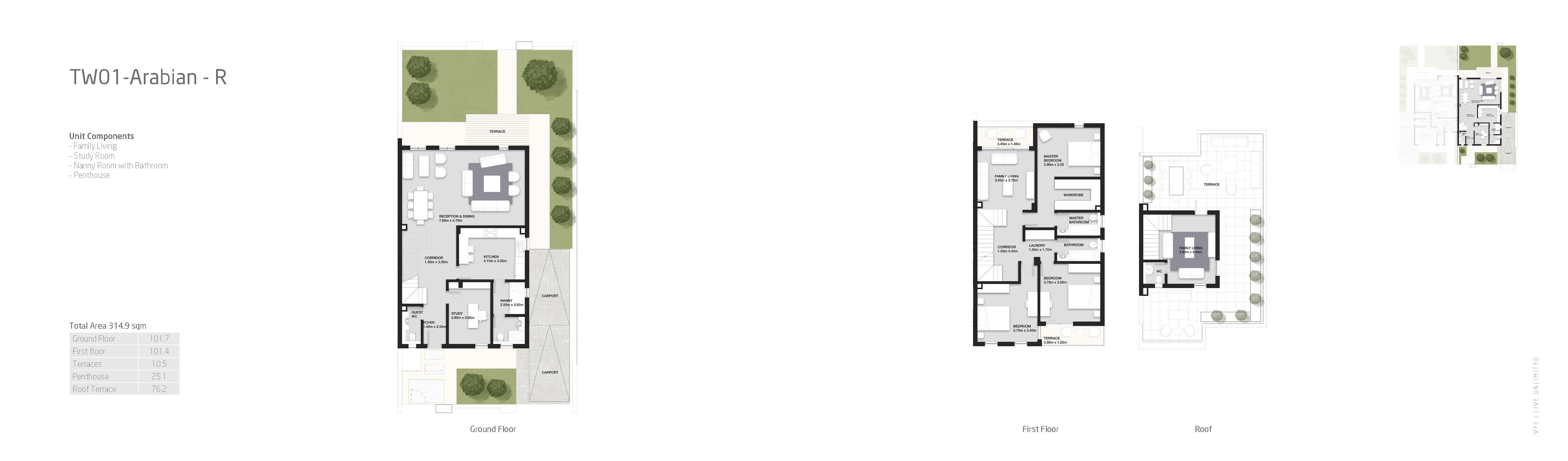 Floor Plan - كمبوند فاي سوديك الشيخ زايد - Vye Sodic New Zayed Compound